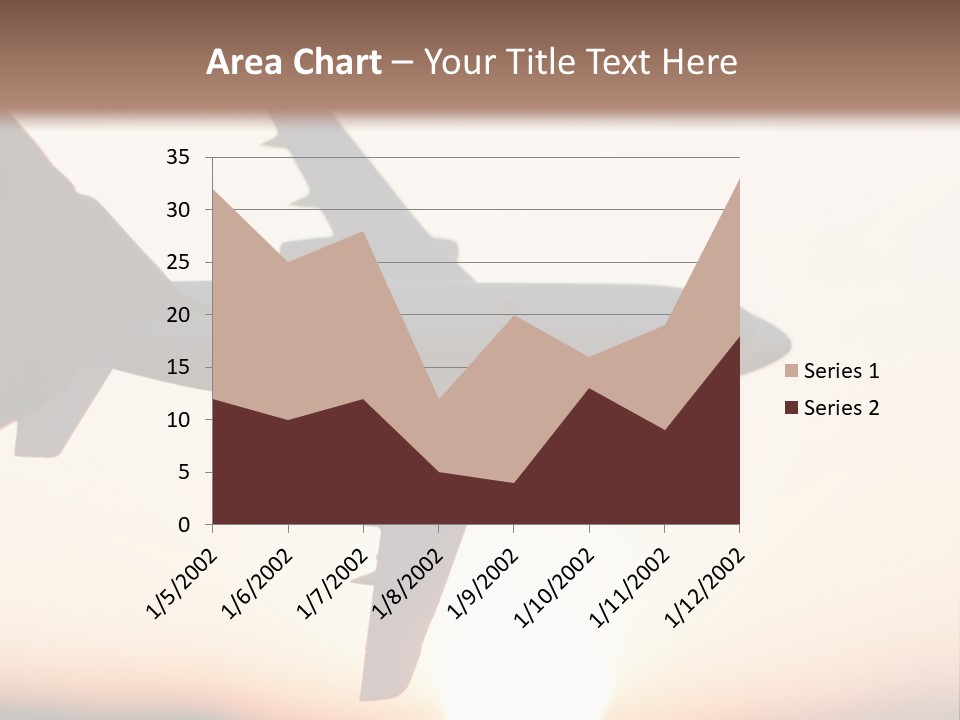 A Person Holding A Plane In Their Hand PowerPoint Template