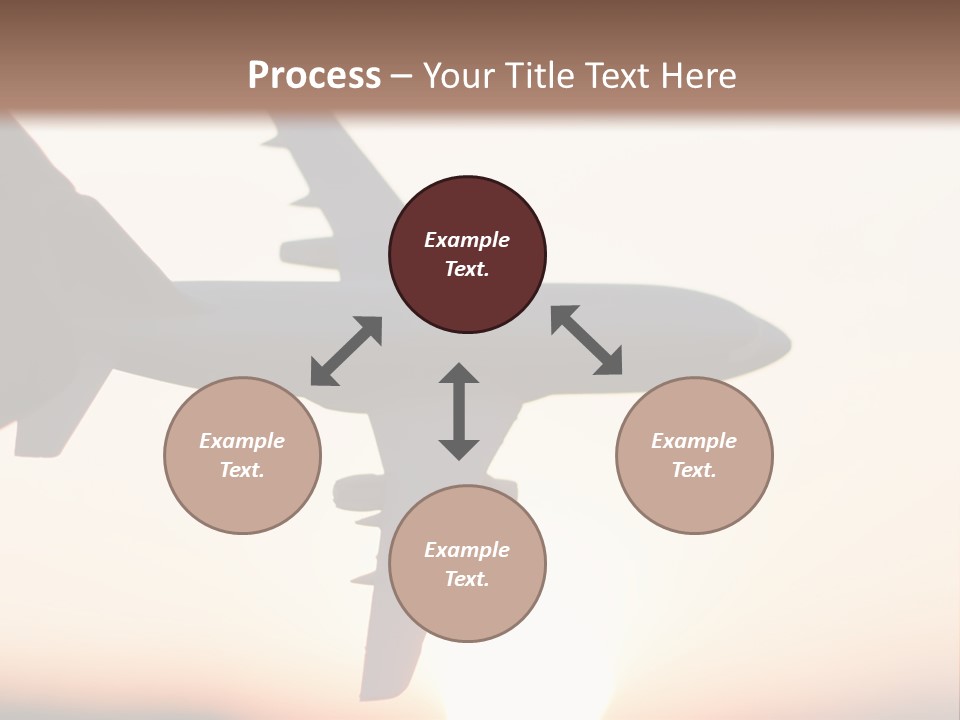 A Person Holding A Plane In Their Hand PowerPoint Template