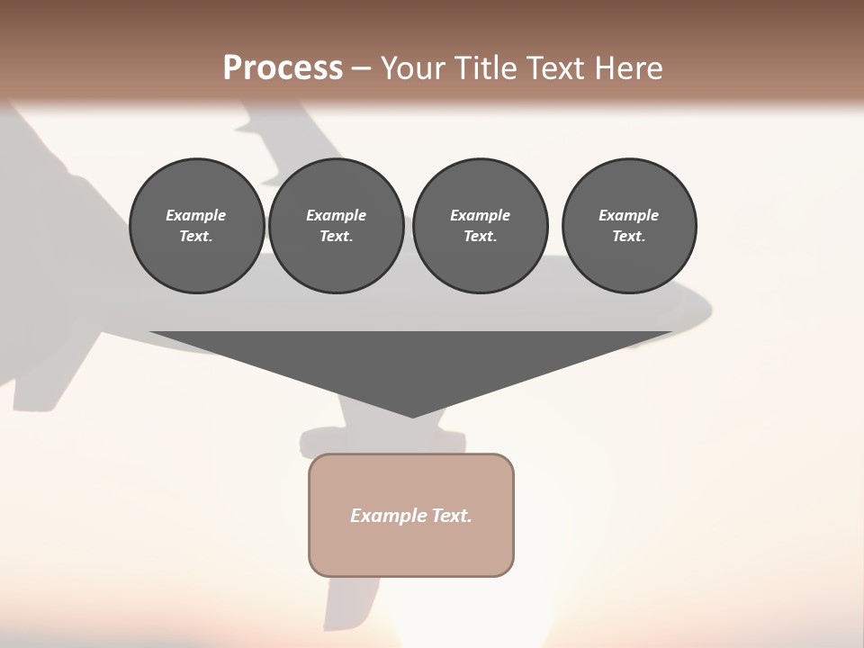 A Person Holding A Plane In Their Hand PowerPoint Template