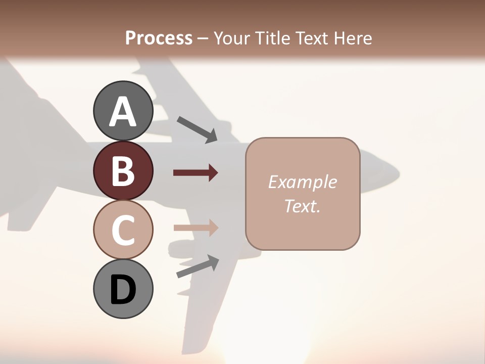 A Person Holding A Plane In Their Hand PowerPoint Template