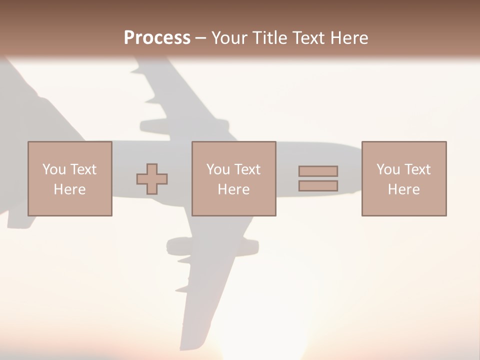 A Person Holding A Plane In Their Hand PowerPoint Template