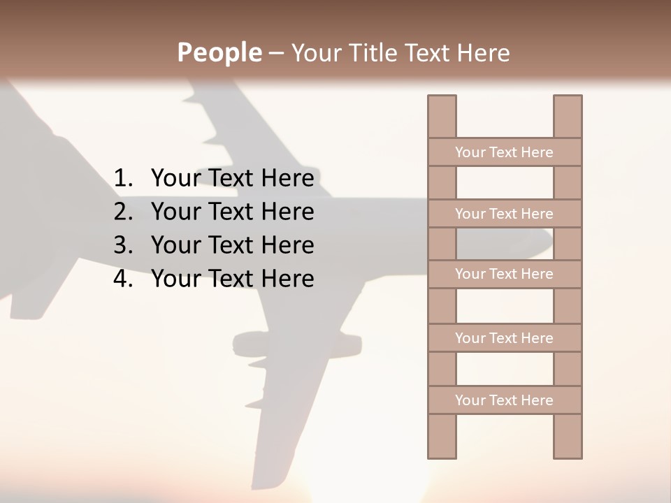 A Person Holding A Plane In Their Hand PowerPoint Template