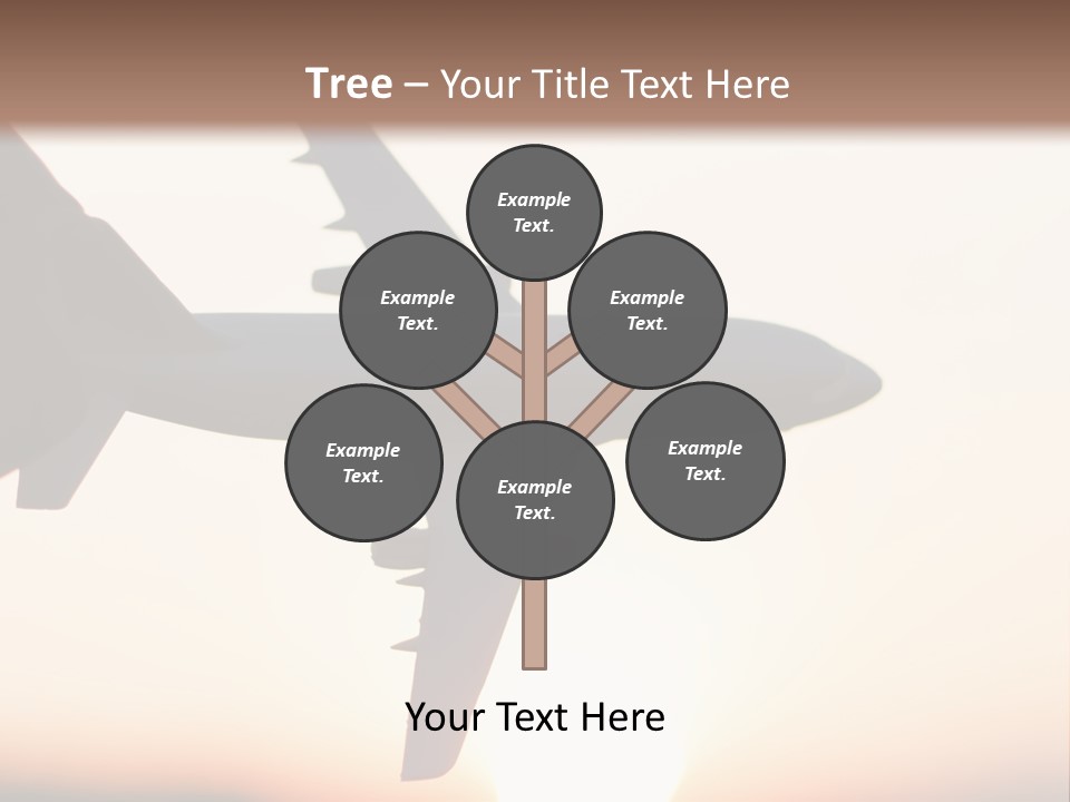 A Person Holding A Plane In Their Hand PowerPoint Template