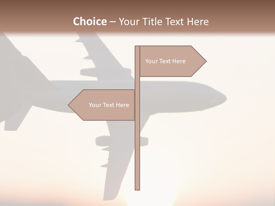 A Person Holding A Plane In Their Hand PowerPoint Template