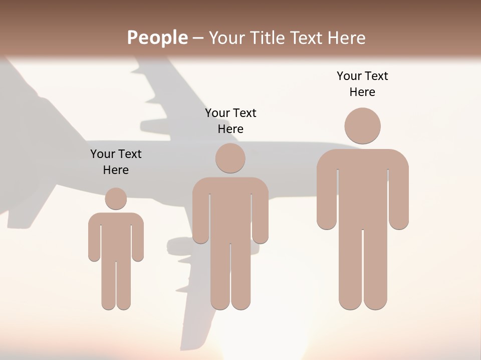 A Person Holding A Plane In Their Hand PowerPoint Template