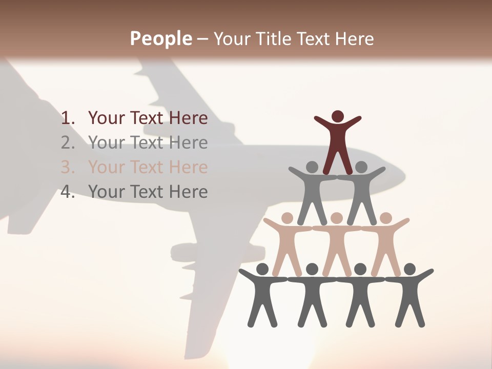 A Person Holding A Plane In Their Hand PowerPoint Template