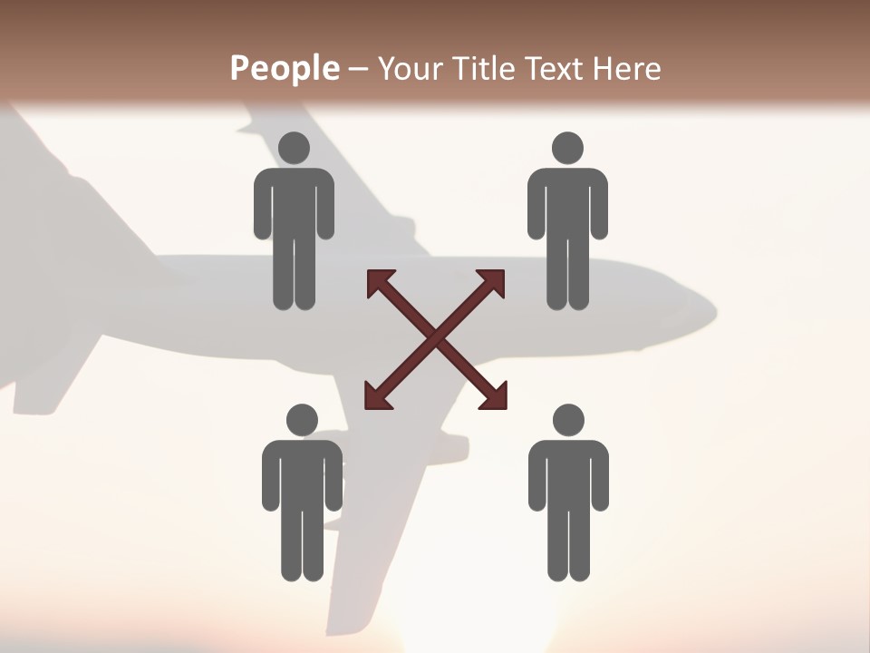 A Person Holding A Plane In Their Hand PowerPoint Template