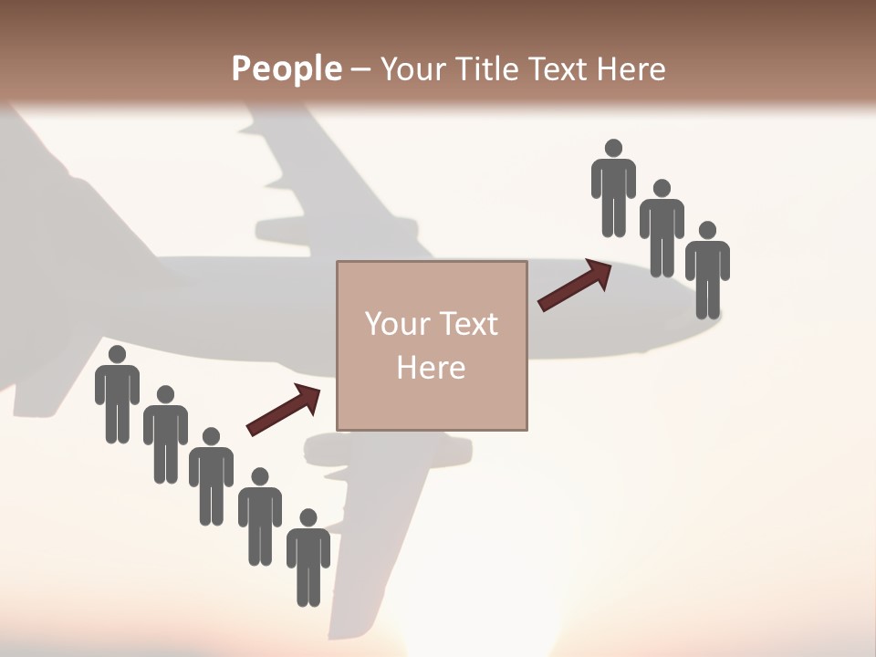 A Person Holding A Plane In Their Hand PowerPoint Template