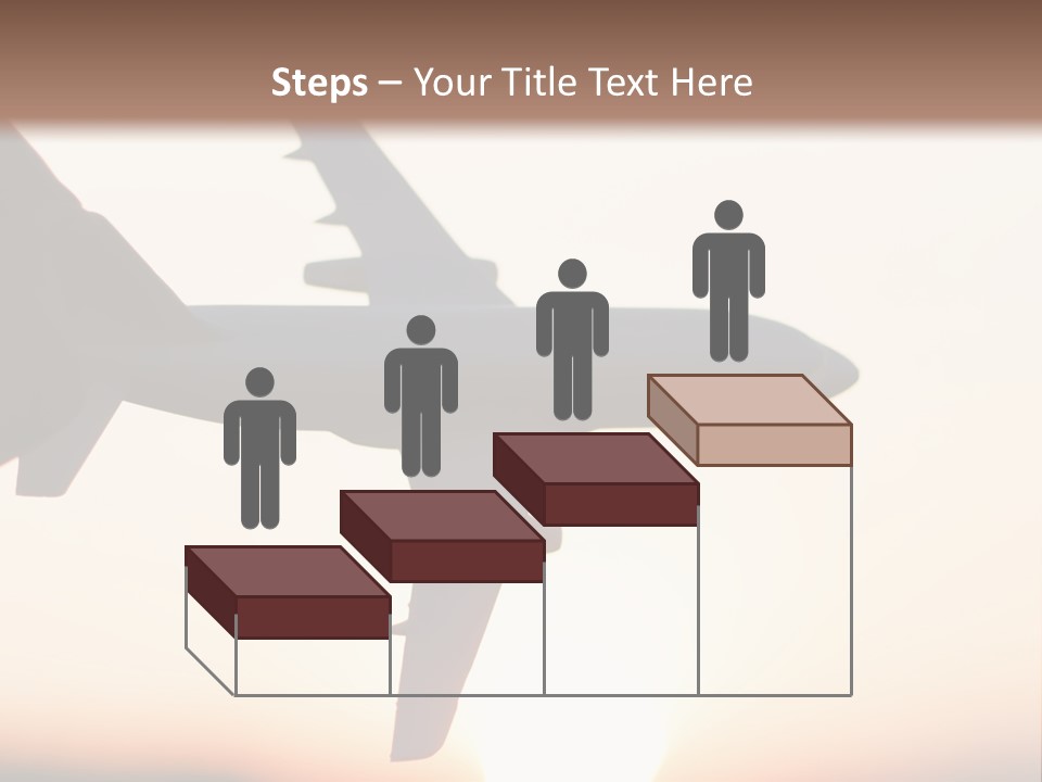 A Person Holding A Plane In Their Hand PowerPoint Template