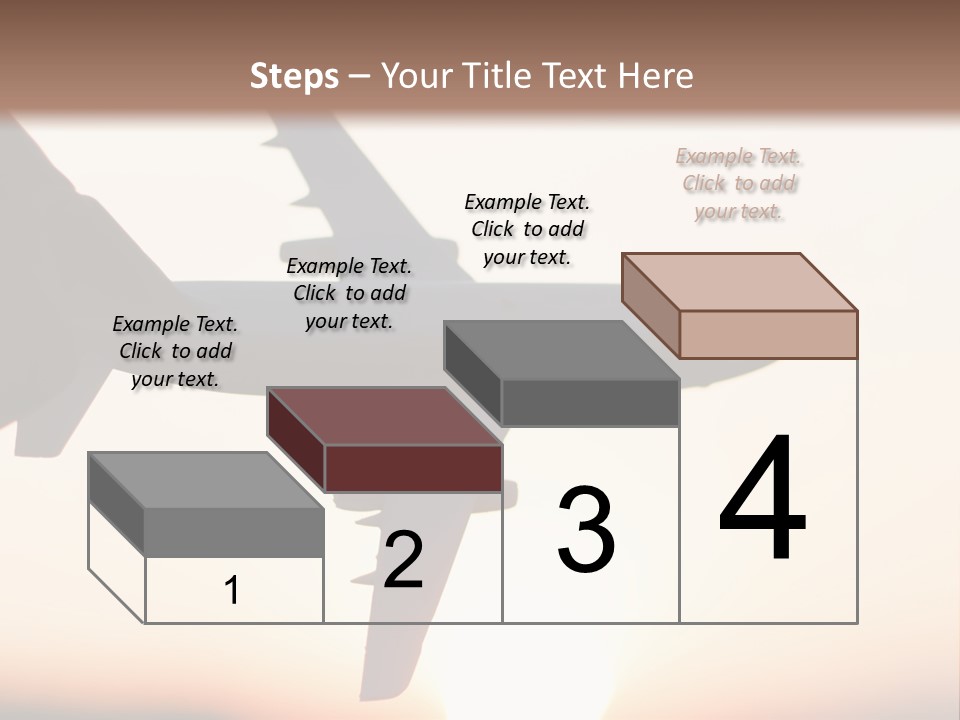 A Person Holding A Plane In Their Hand PowerPoint Template