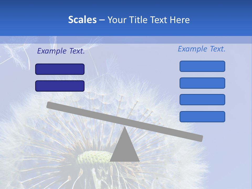 A Dandelion With A Blue Sky In The Background PowerPoint Template