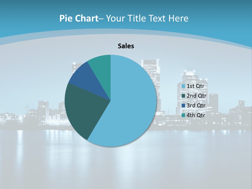 A City At Night Powerpoint Presentation Template PowerPoint Template