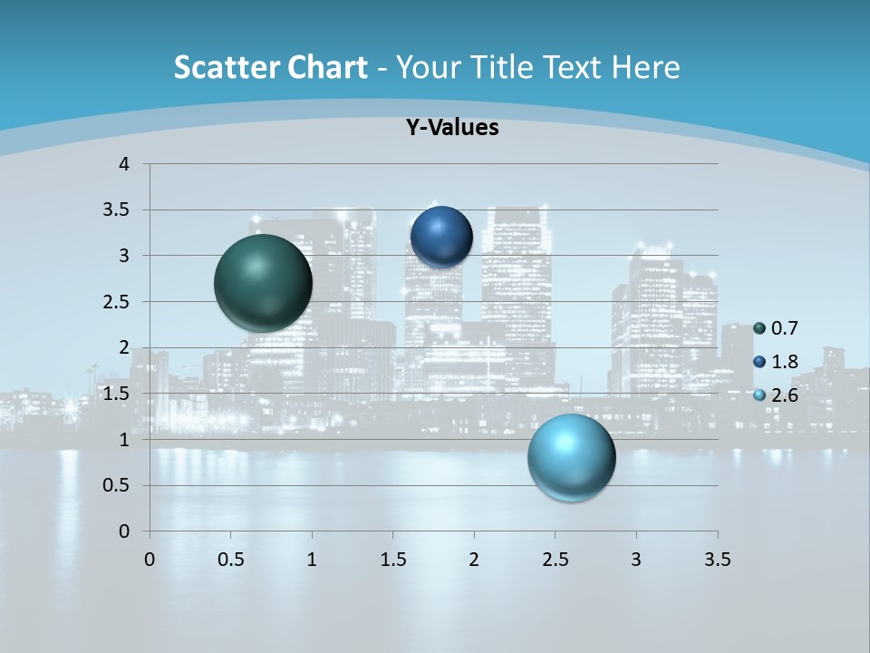 A City At Night Powerpoint Presentation Template PowerPoint Template