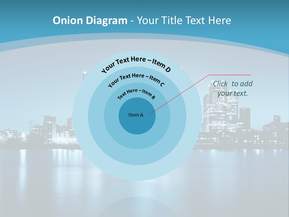 A City At Night Powerpoint Presentation Template PowerPoint Template