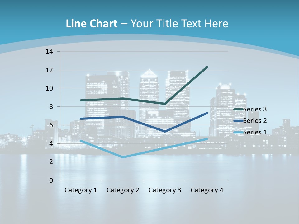 A City At Night Powerpoint Presentation Template PowerPoint Template