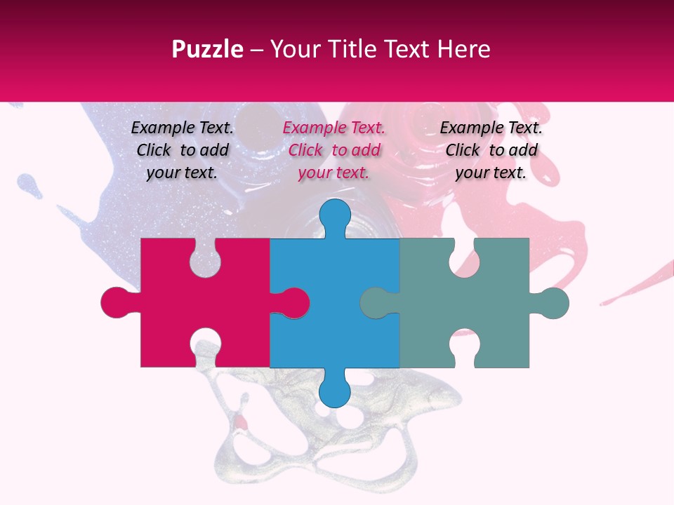 A Group Of Colorful Nail Polishes On Top Of Each Other PowerPoint Template