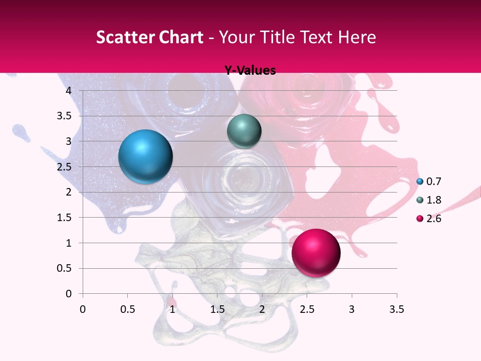 A Group Of Colorful Nail Polishes On Top Of Each Other PowerPoint Template