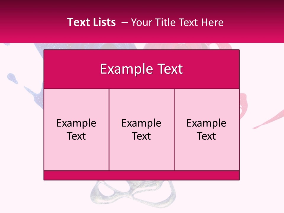 A Group Of Colorful Nail Polishes On Top Of Each Other PowerPoint Template