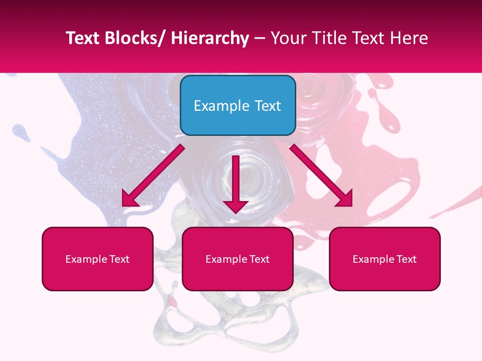 A Group Of Colorful Nail Polishes On Top Of Each Other PowerPoint Template