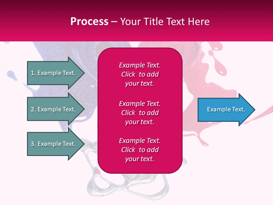 A Group Of Colorful Nail Polishes On Top Of Each Other PowerPoint Template
