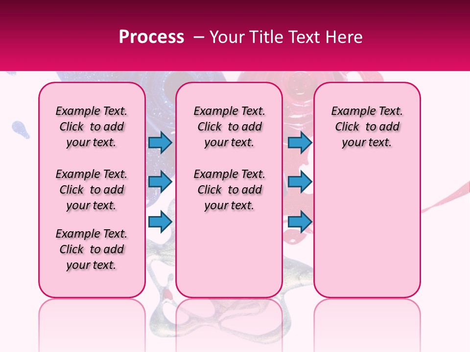 A Group Of Colorful Nail Polishes On Top Of Each Other PowerPoint Template
