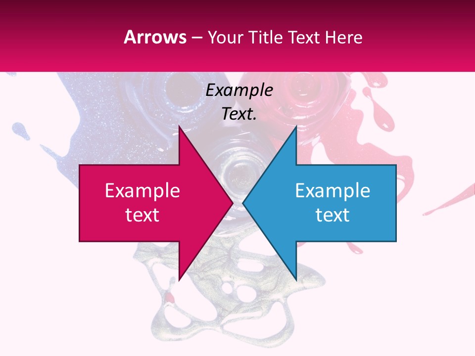 A Group Of Colorful Nail Polishes On Top Of Each Other PowerPoint Template