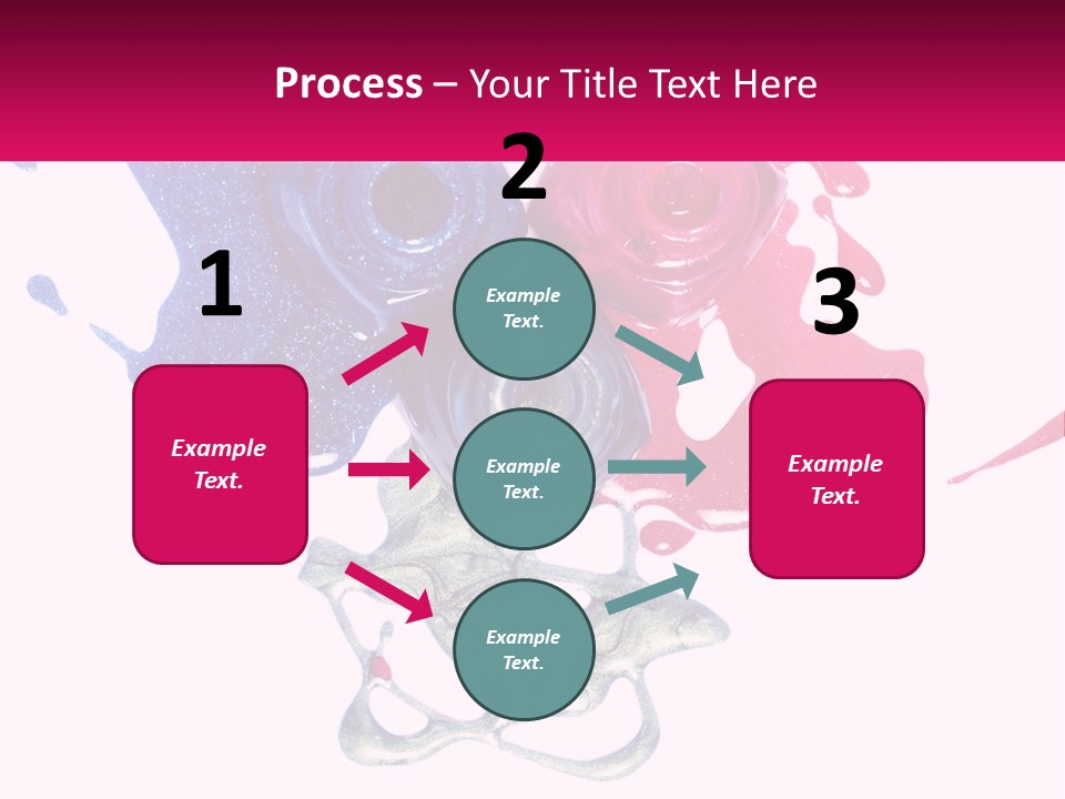 A Group Of Colorful Nail Polishes On Top Of Each Other PowerPoint Template