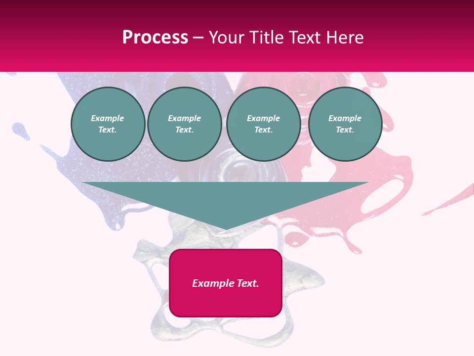 A Group Of Colorful Nail Polishes On Top Of Each Other PowerPoint Template