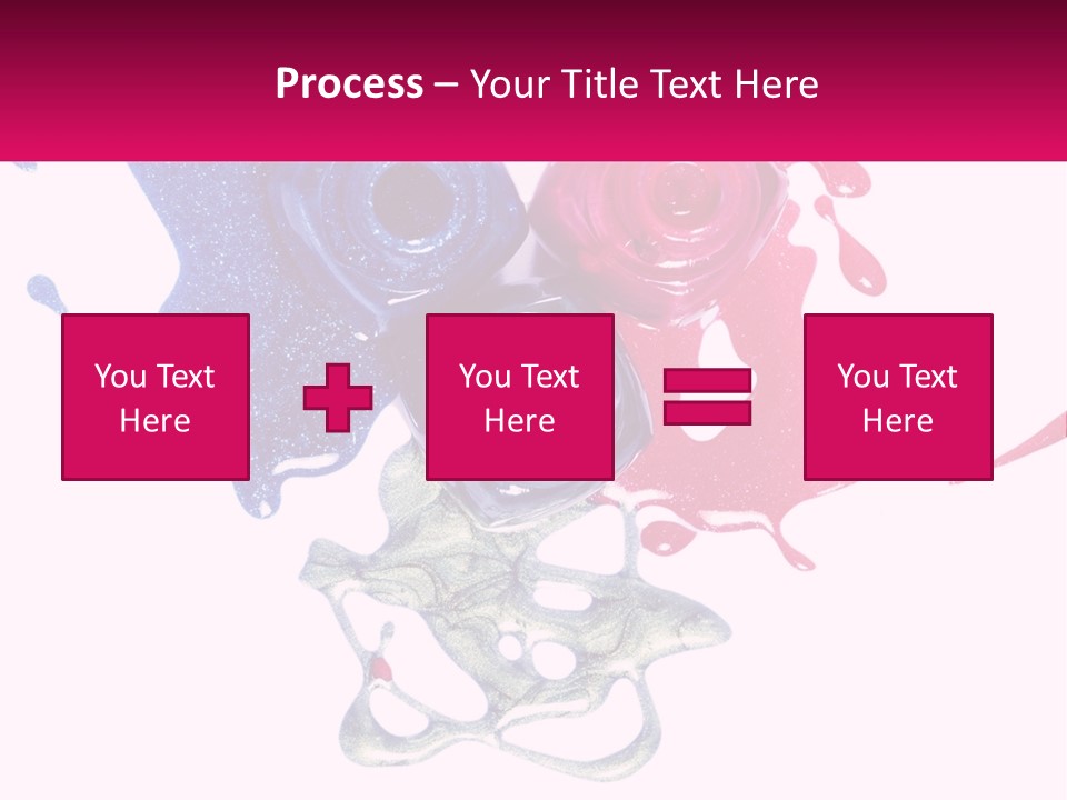 A Group Of Colorful Nail Polishes On Top Of Each Other PowerPoint Template