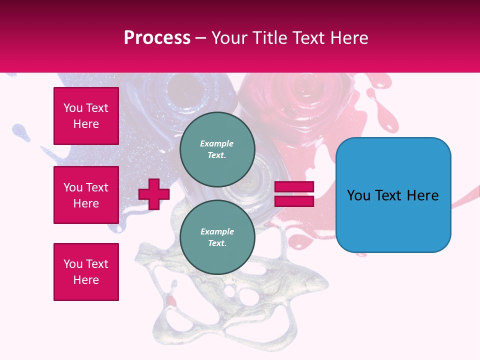 A Group Of Colorful Nail Polishes On Top Of Each Other PowerPoint Template