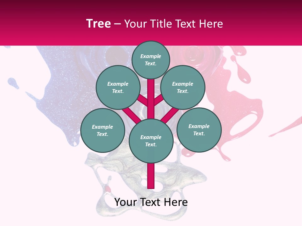 A Group Of Colorful Nail Polishes On Top Of Each Other PowerPoint Template