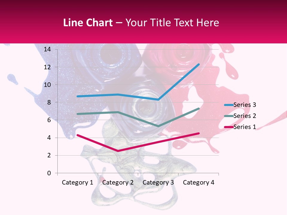 A Group Of Colorful Nail Polishes On Top Of Each Other PowerPoint Template