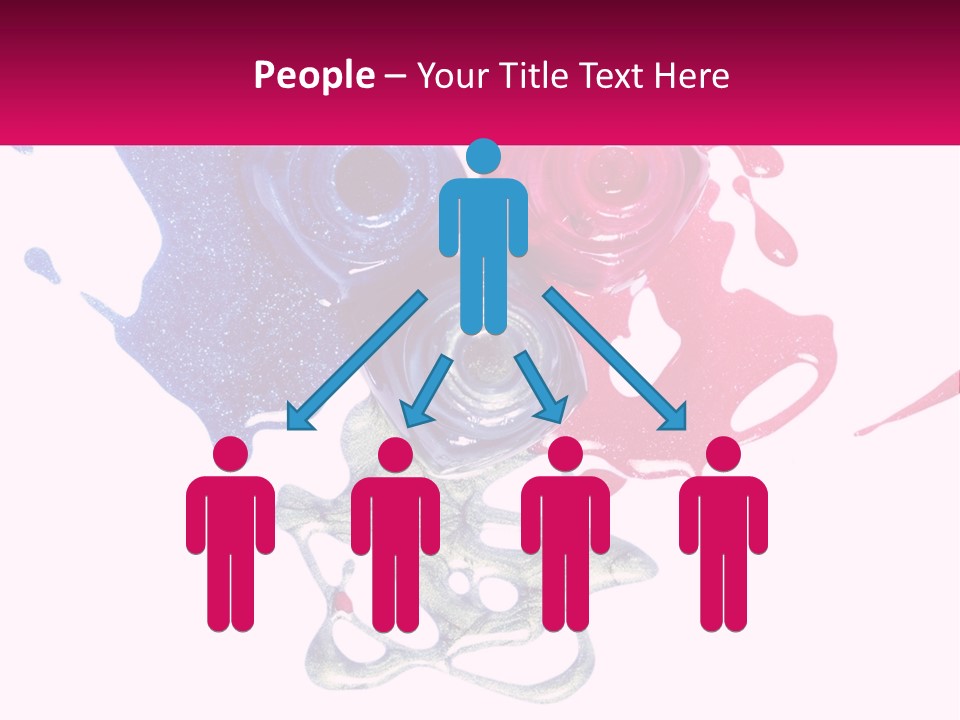 A Group Of Colorful Nail Polishes On Top Of Each Other PowerPoint Template