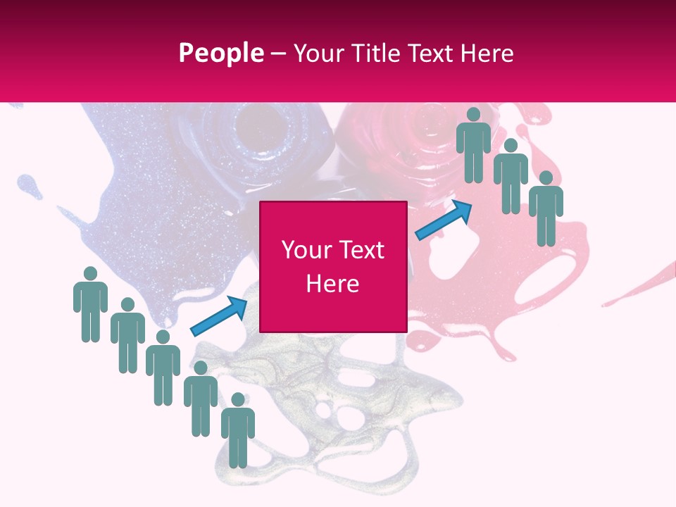 A Group Of Colorful Nail Polishes On Top Of Each Other PowerPoint Template