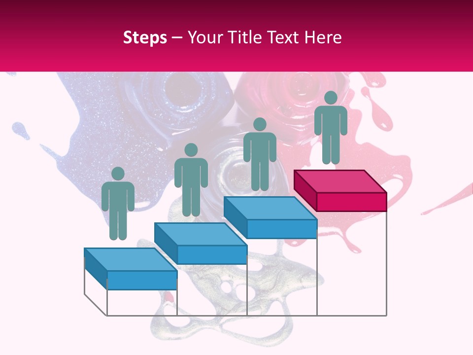 A Group Of Colorful Nail Polishes On Top Of Each Other PowerPoint Template