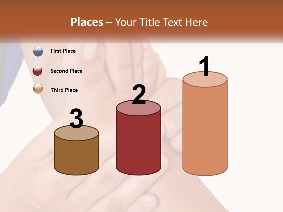 A Person Holding Another Person's Foot With Both Hands PowerPoint Template