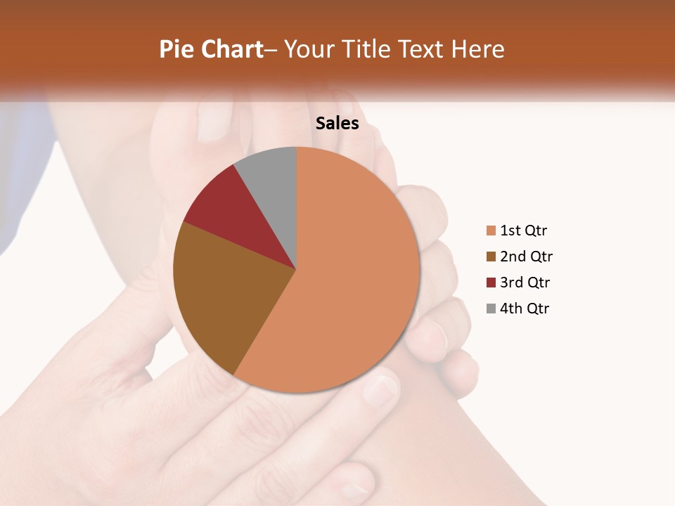 A Person Holding Another Person's Foot With Both Hands PowerPoint Template