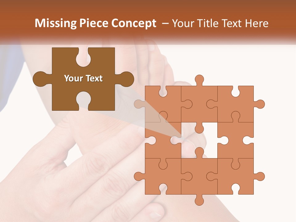 A Person Holding Another Person's Foot With Both Hands PowerPoint Template