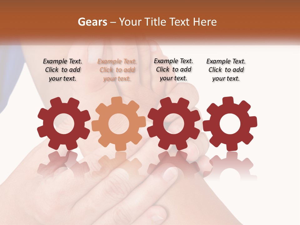 A Person Holding Another Person's Foot With Both Hands PowerPoint Template