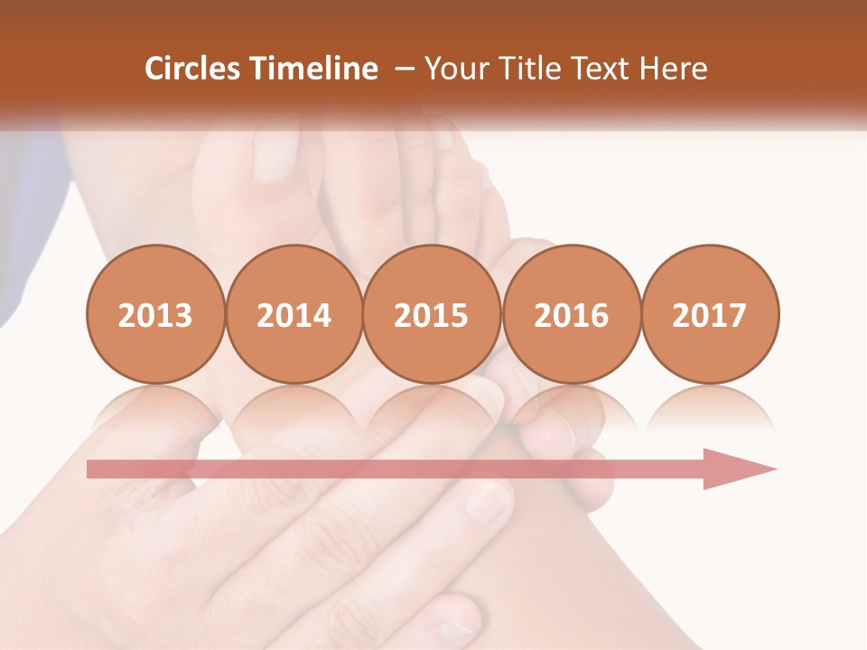 A Person Holding Another Person's Foot With Both Hands PowerPoint Template