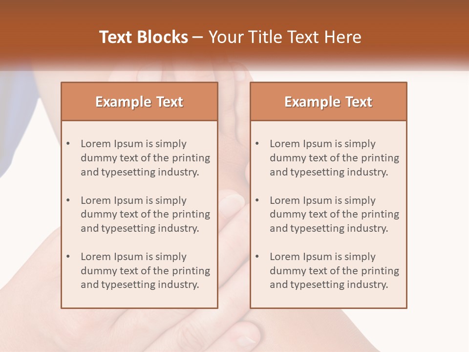 A Person Holding Another Person's Foot With Both Hands PowerPoint Template