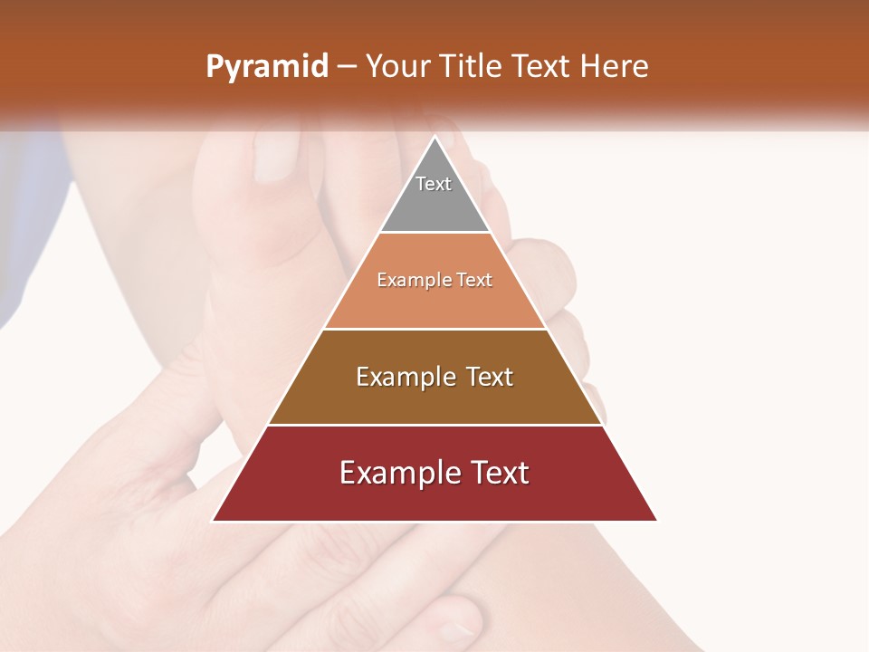 A Person Holding Another Person's Foot With Both Hands PowerPoint Template