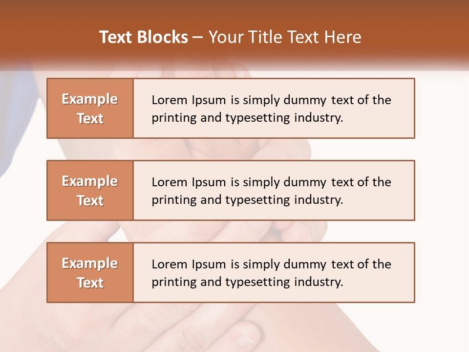 A Person Holding Another Person's Foot With Both Hands PowerPoint Template