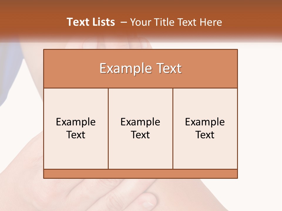 A Person Holding Another Person's Foot With Both Hands PowerPoint Template