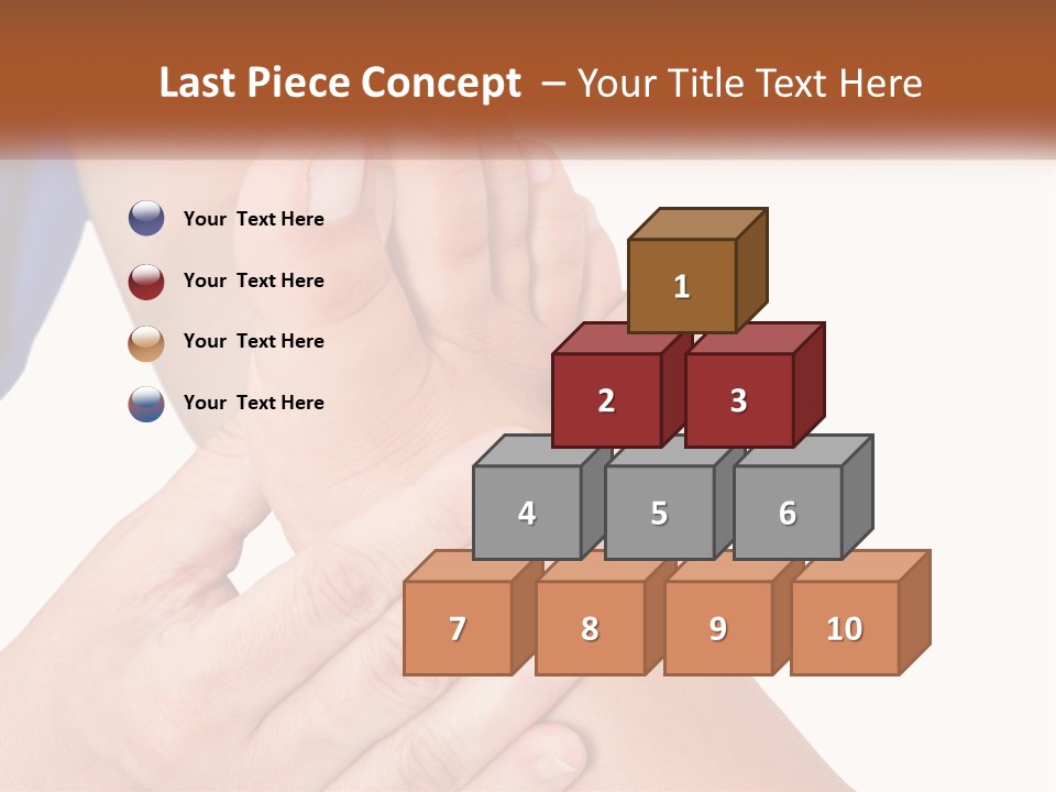 A Person Holding Another Person's Foot With Both Hands PowerPoint Template