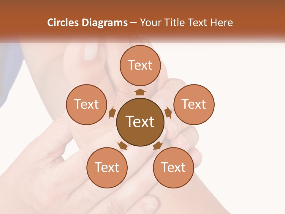 A Person Holding Another Person's Foot With Both Hands PowerPoint Template