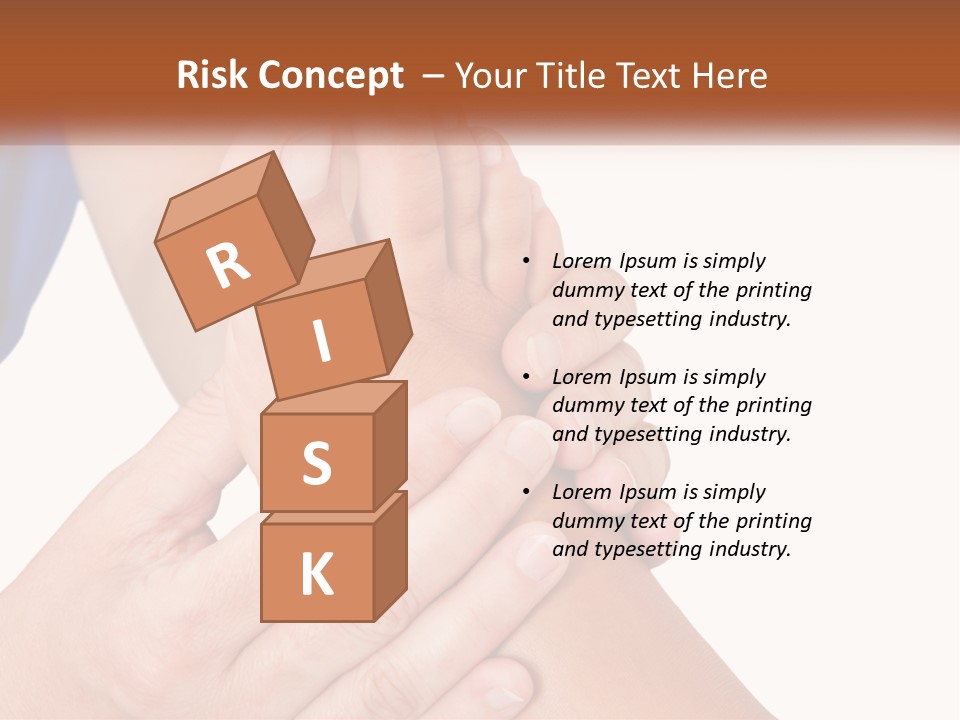 A Person Holding Another Person's Foot With Both Hands PowerPoint Template