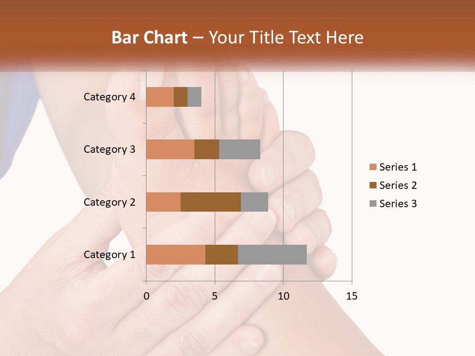 A Person Holding Another Person's Foot With Both Hands PowerPoint Template