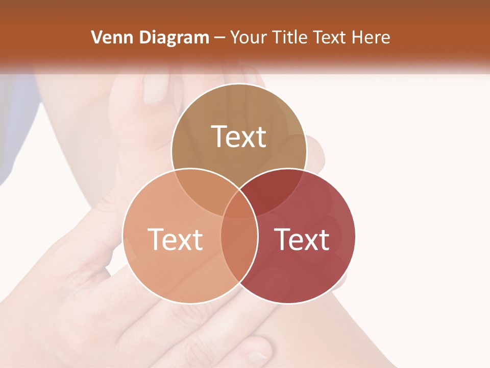 A Person Holding Another Person's Foot With Both Hands PowerPoint Template