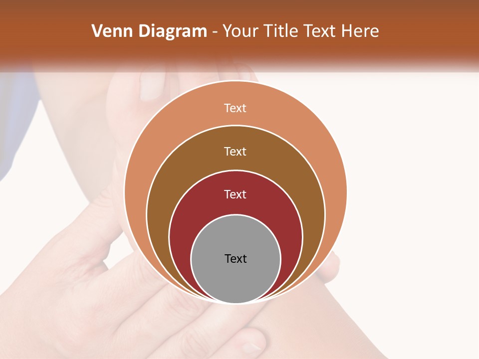 A Person Holding Another Person's Foot With Both Hands PowerPoint Template